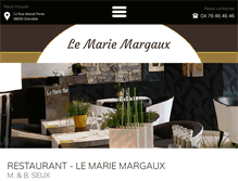 Tablet Screenshot of lemariemargaux.fr